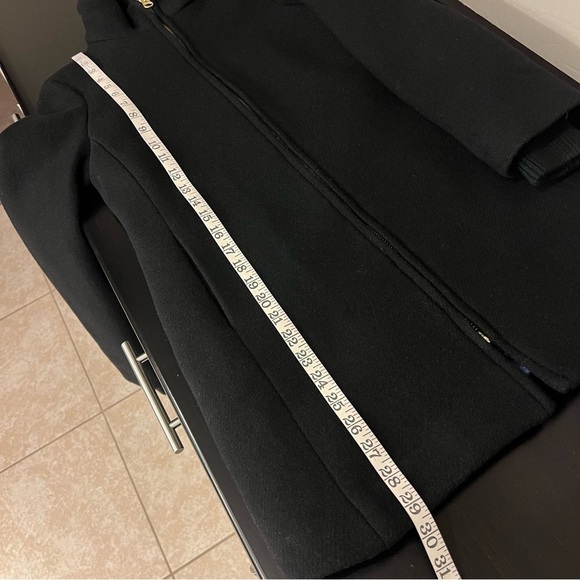 J. Crew Nello Gori Lodge coat in Italian stadium-cloth wool black full zip, 00P - Picture 5 of 11